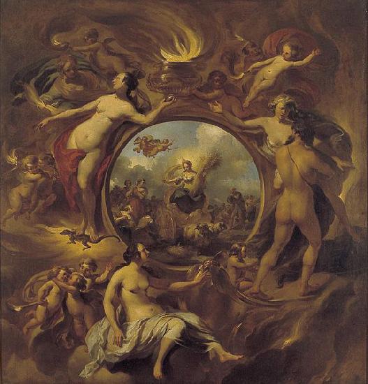 Nicolaes Pietersz. Berchem Allegory of Summer. oil painting image
